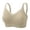 #0035-Khaki, variant on Women's Solid Color Wireless Jelly Push Up Bra, Breathable Lightly Lined Gather, Soft Stretch Nylon Spandex, Smooth T Shirt Full Coverage for Daily Casual Gift