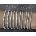 thumbnail image 6 of JewelMore Diamond Tennis Bracelet | 2 Carat - 10 Carat Certified Lab Grown Diamond Bracelet Line 7" | 14K in White Yellow Or Rose Gold | Darcy Round Tennis Bracelet | FG-VS1-VS2 Quality, 6 of 9