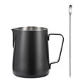 thumbnail image 4 of Taza de café espresso, jarra para espumar leche, jarra para salsas, lattes, 350 ml Negro, 4 of 9