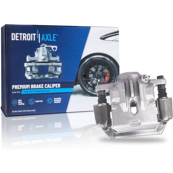 Detroit Axle - Rear Right Passenger Side Brake Caliper with Bracket Replacement for 2016-2023 Subaru Crosstrek 2014-2018 Forester 2012-2023 Impreza 2013-2015 XV Crosstrek