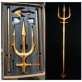 thumbnail image 2 of Trident Aquaman 1:1 Steel Alloy 210cm Replica Model Collection Toy Gold Gift, 2 of 5