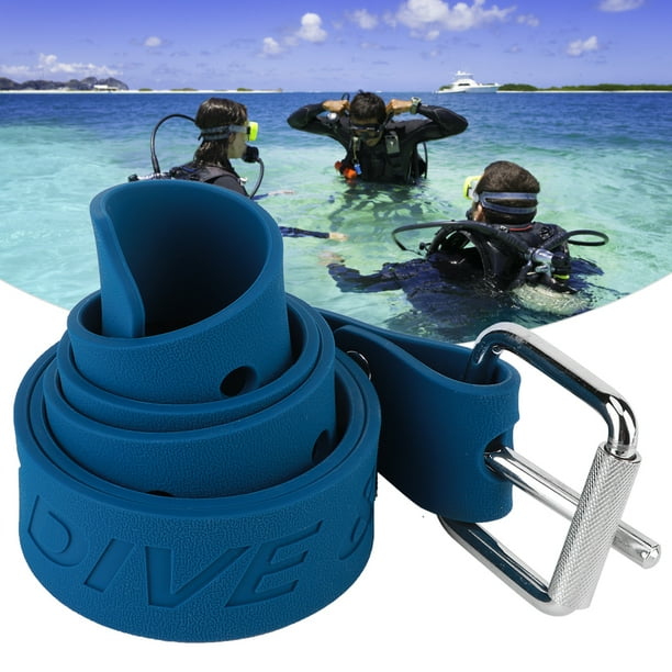 $$ TicfoxMXCinturón de peso de buceo duradero, correa de peso ajustable para esnórquel con hebilla de acero inoxidable de liberación rápida para buceo libre, pesca submarina TicfoxMX moderno