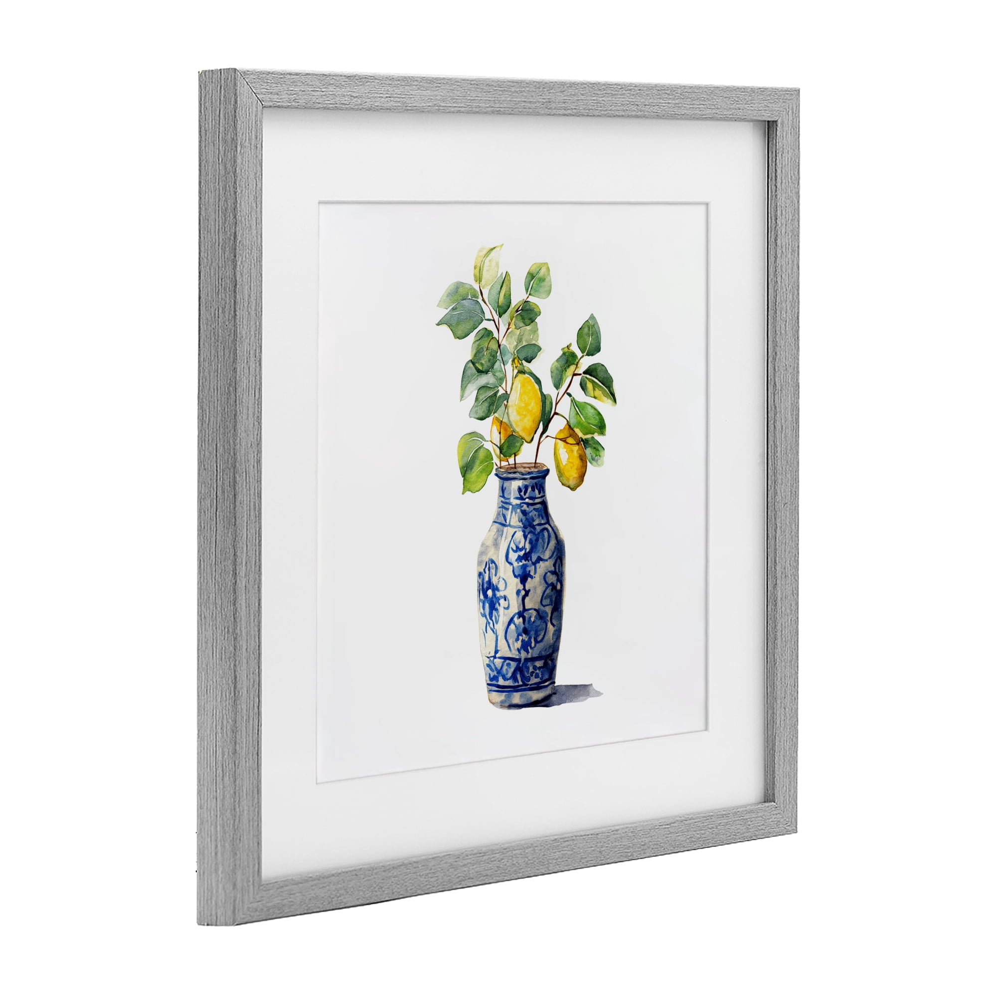 Stupell Industries Vase Of Sunshine Gray Framed Print Under Glass, design by Svetlana Aleynikova