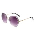 thumbnail image 1 of NEW Women Oversized Rhinestone Sunglasses Luxury Diamond Gradual Rimless Shades, 1 of 4
