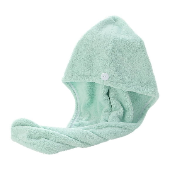 SSZMDLB Coral Fleece Hair Towel, Hair Drying Towel Cap, Super Absorbent Shower Cap, Quick Dry Turbie Twist, for Bath, Gym, Travel, Swimmers, Long Hair, Soft and Gentle, Reduces Blow Drying Time