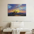 thumbnail image 2 of Elephant Stock Sun Burn Wall Art - Horizontal Canvas Wall Art - Living Room Wall Decor - Our America Canvas - Brown And Orange Decor By Jack Sorenson - 39" x 26", 2 of 8