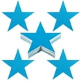 thumbnail image 1 of Unique Bargains Star Cutouts, 60 Pack Star Cutout Paper Stars for Classroom Decoration DIY Craft, Blue, 1 of 7