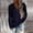 Navy, variant on Womens Long Sleeve Hooded Top Striped Casual Hooded Knit Sweater Open Collar Long Sleeve Top Women Long Oversized Sweater Wool Mens Sweaters Fuzzy Long Sleeve Shirts for Women Women's Sweaters for