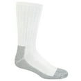 thumbnail image 2 of Fruit of the Loom Men's 5-Pack Heavy Duty / Work Gear Crew Socks: White, BIG & TALL (Shoe Size: 12-14 / Sock Size: 13-15) (Responds to Body Temp, Fully Cushioned, Odor Control, Reinforced Heel & Toe), 2 of 3