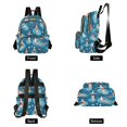 thumbnail image 2 of Swimmer Fish Sea Travel Laptop Backpack Casual Daypack Lightweight Bookbag Compartment for Business, 2 of 7