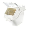 thumbnail image 2 of Met Lux 6 gal Rectangle White Shelf Ingredient Bin - with 2 1/2 Cup Measuring Scoop - 1 count box, 2 of 3