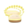thumbnail image 3 of Journee Collection Womens KATARI Open Toe Vinyl Flatform Sandals, 3 of 3