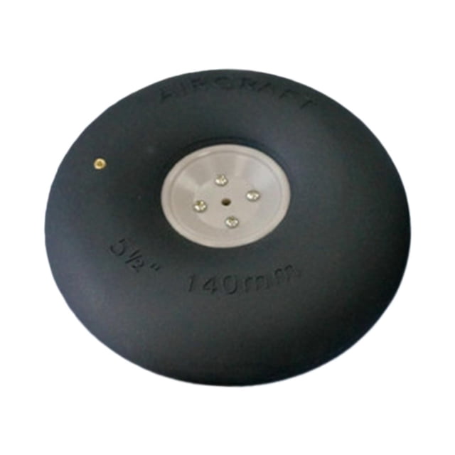 kokiya Large Rubber Core Model Airplane Wheel Inflatable Stable Tire for RC Plane Wheel 5.5 Inch