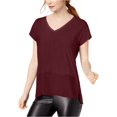 thumbnail image 1 of bar III Camiseta básica de medios mixtos para mujer, rojo, extragrande bar III  Camiseta básica, 1 of 2