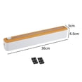 thumbnail image 4 of Wrap Plastic Dispenser Cling Film Foil Holder Kitchen Cutter Wrap Food Roll Tin, 4 of 11