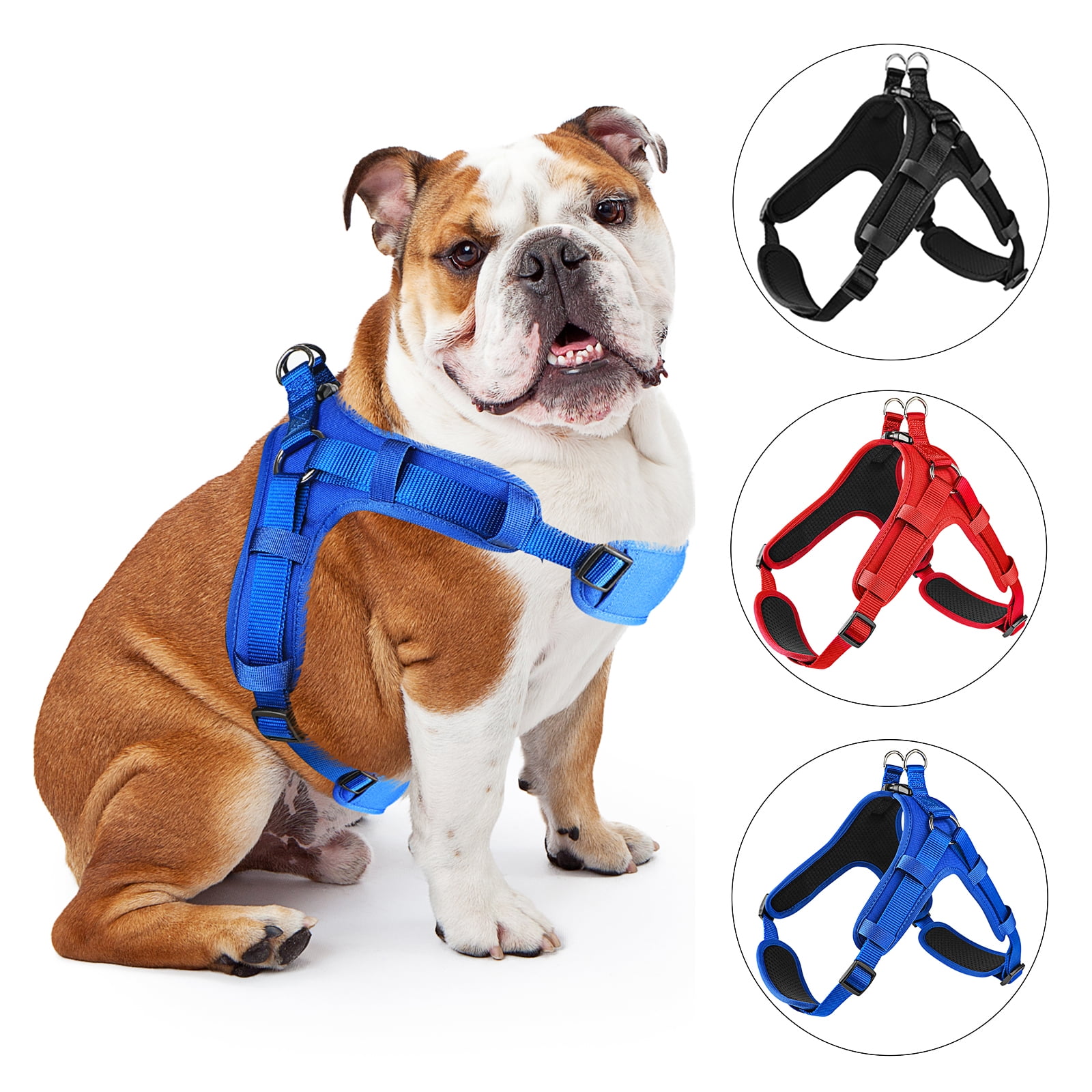 PcEoTllar Dog Harness for Large Dogs No Pull, Mesh Breathable Padded