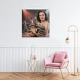thumbnail image 3 of Stupell Industries Contemporary Woman Holding Vintage Cassette Collection Canvas Art, 30 x 30, by CAD Designs, 3 of 8