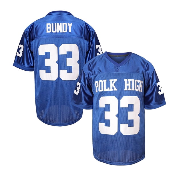 Al Bundy 33 Polk High Camiseta De Fútbol Para Hombre S-Xxxl Azul (33 Azul Mediano)