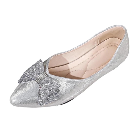 UTTOASFAY Women's Loafers,Soft Sole Flat Shoes,Solid Color Casual Slip-On Shoes,Com-fortable Indoor Outdoor Everyday Footwear