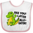 thumbnail image 3 of Inktastic See You Later Alligator Boys or Girls Baby Bib, 3 of 4