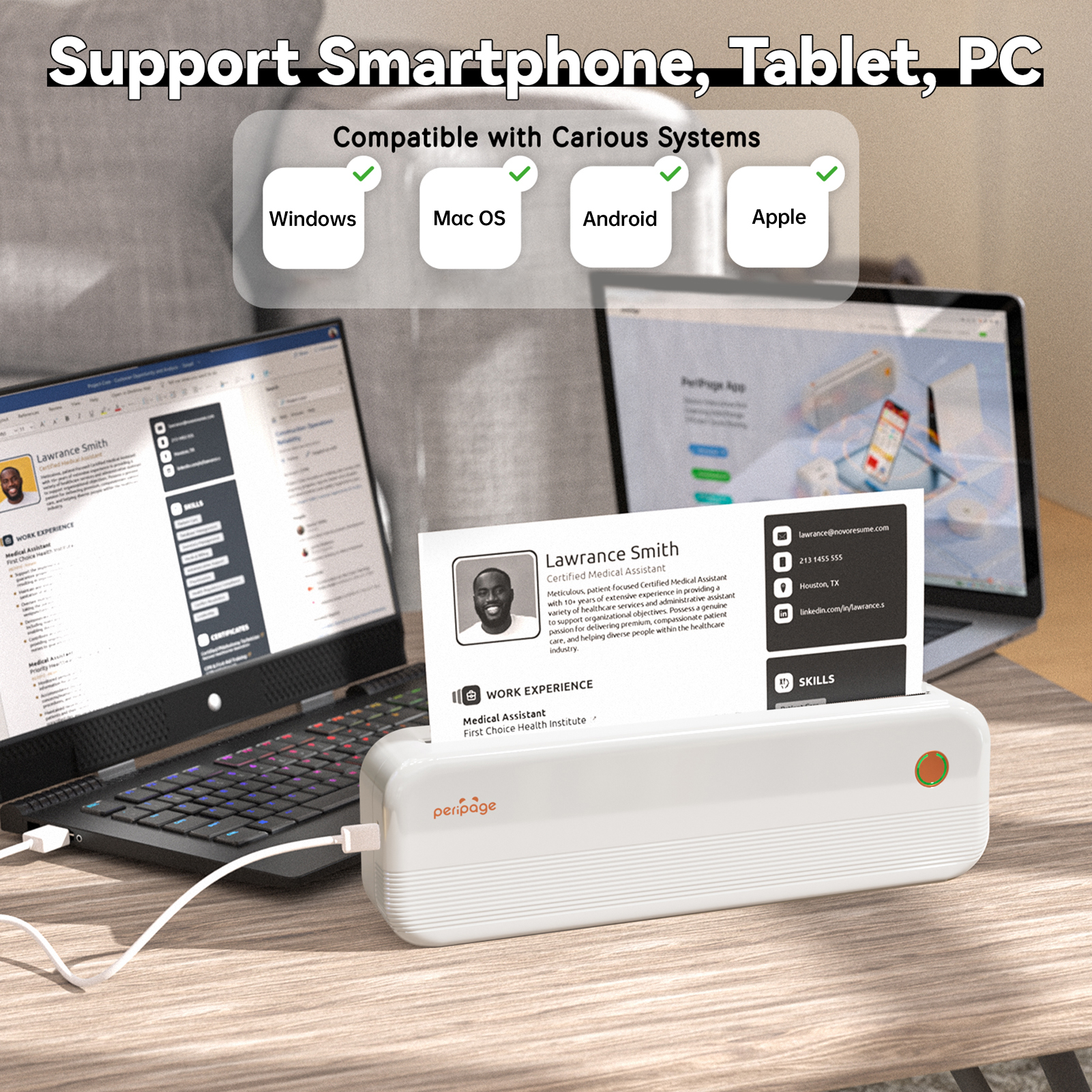 Peripage P40 Portable Thermal Printer photo 3