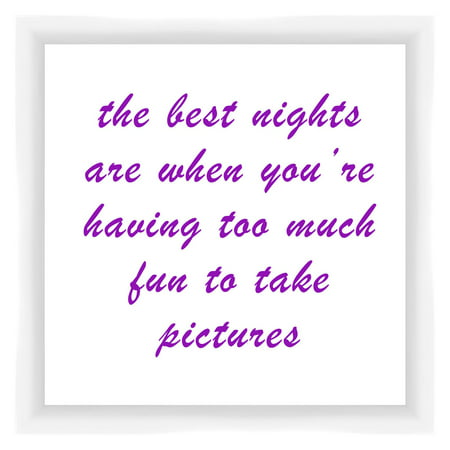 PTM Images The Best Nights Framed Wall Art