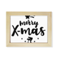 thumbnail image 1 of Feliz Navidad Christmas quote Escritorio de madera Arte Pintura 6x8 pulgadas marco de foto foto, 1 of 4