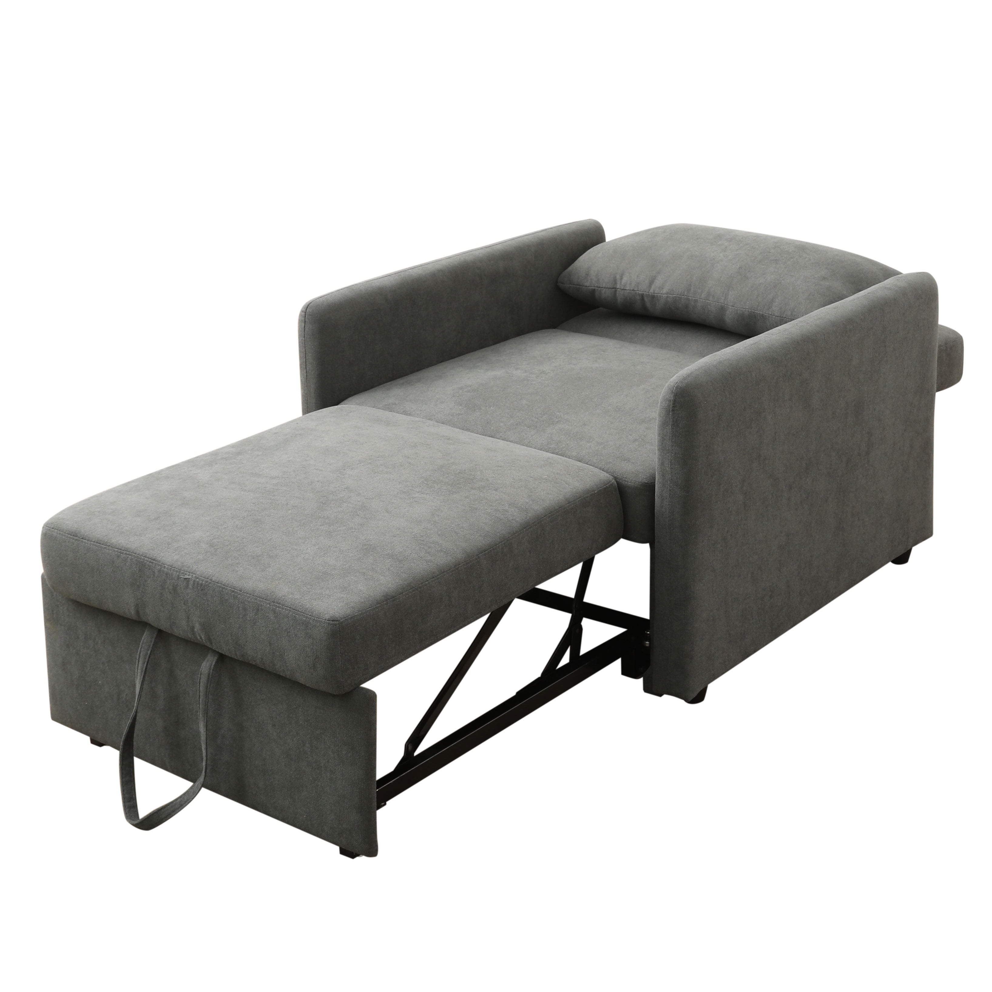L-Shaped Linen Sectional Sofa with Chaise & Storage Tufted Sofa Couch Set for Living Room, Leather White