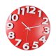 thumbnail image 5 of Reloj de pared interior Reloj decorativo Puntero de metal Números 3D Reloj colgante silencioso Decoración del hogar para el hogar Oficina Dormitorio Rojo, 5 of 8