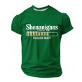 thumbnail image 4 of IWRICH Shenanigans Loading Please Wait Funny St Patrick's Day T-Shirt for Men Crew Neck Short Sleeve Tees Casual Fashion Tops Green XXL, 4 of 4