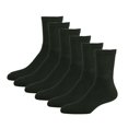 thumbnail image 1 of Calcetas deportivas Cortas IdealFit hombre Acolchonadas suaves 6 pares Negro, 1 of 1