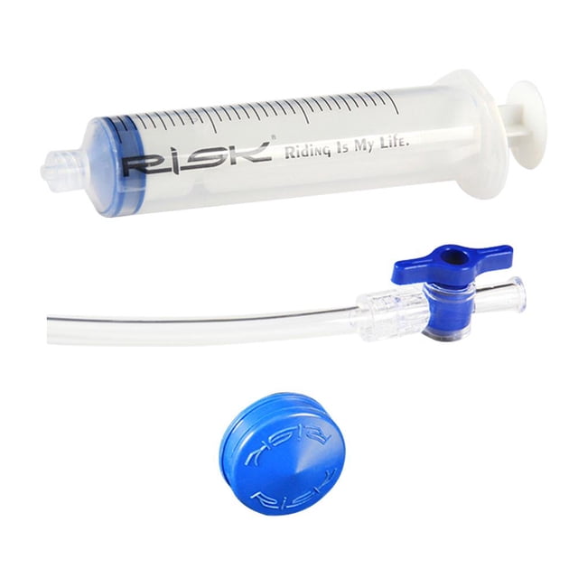 Kit de purga de aceite de freno de bicicleta de riesgo, inyección de aceite, cambio de disco (02) FLhrweasw Nuevo