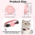 thumbnail image 2 of SENHAWK 3 Pack Paw Print Silicone AirTag Holder for Pet Collars, Compatible with Apple AirTag, Mini Glow in Dark Anti-Lost Tracker Cover, Bite Resistant Protective Case for Cats & Small Dogs, 2 of 5