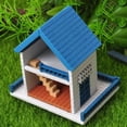 thumbnail image 3 of QSTDGVPW 1/12 Dollhouse Miniature DIY Doll House Kits Attic Assembly House Xmas Gifts, 3 of 7