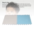 thumbnail image 4 of 10pcs Soft Plush, Thickened Interlocking Puzzle Area Rugs, Cuttable Foam Carpet Tiles for Living Room, Bedroom, 4 of 7