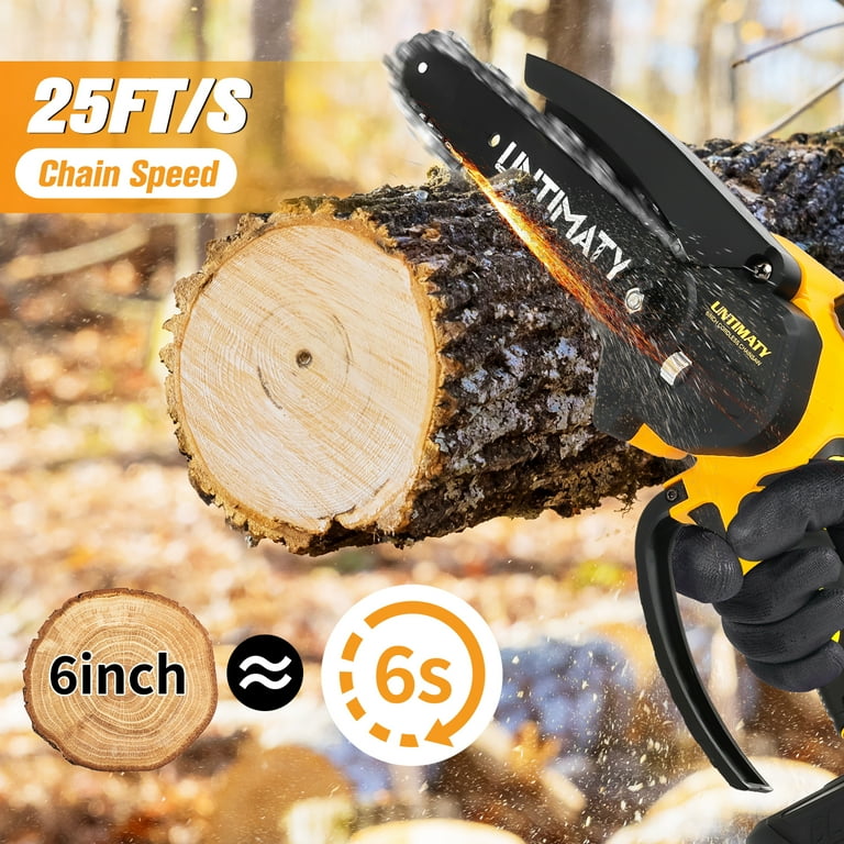 Rechargeable battery chainsaw sale