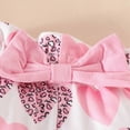 thumbnail image 7 of HCNTES Baby Girl Clothes 0 3 6 9 12 18 Months Letter Print THE PRINCESS HAS ARRIVED Ruffle Romper and Heart Print Short Sets Cute Baby Summer Outfit, 7 of 7