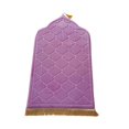 thumbnail image 2 of Flannel Prayer Rug Travel Mat Portable Worship Mat Irregular Blanket for Cafe Taro, 2 of 8