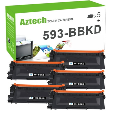 A AZTECH Compatible Toner Cartridge Replacement for Dell 593-BBKD - use on E310 E310dw E514 E514dw E515 E515dn E515dw Printer Ink (Black  5-Pack) price history on PriceWatchPro