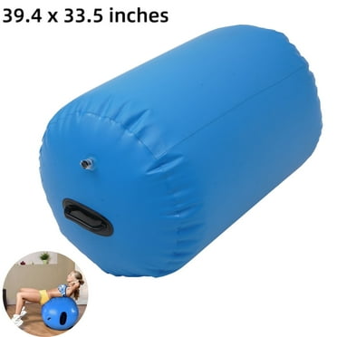 Gomok Gymnastics Air Roller, Air Mat Tumble Track, Round Inflatable Gym Roller for Tumbling Training