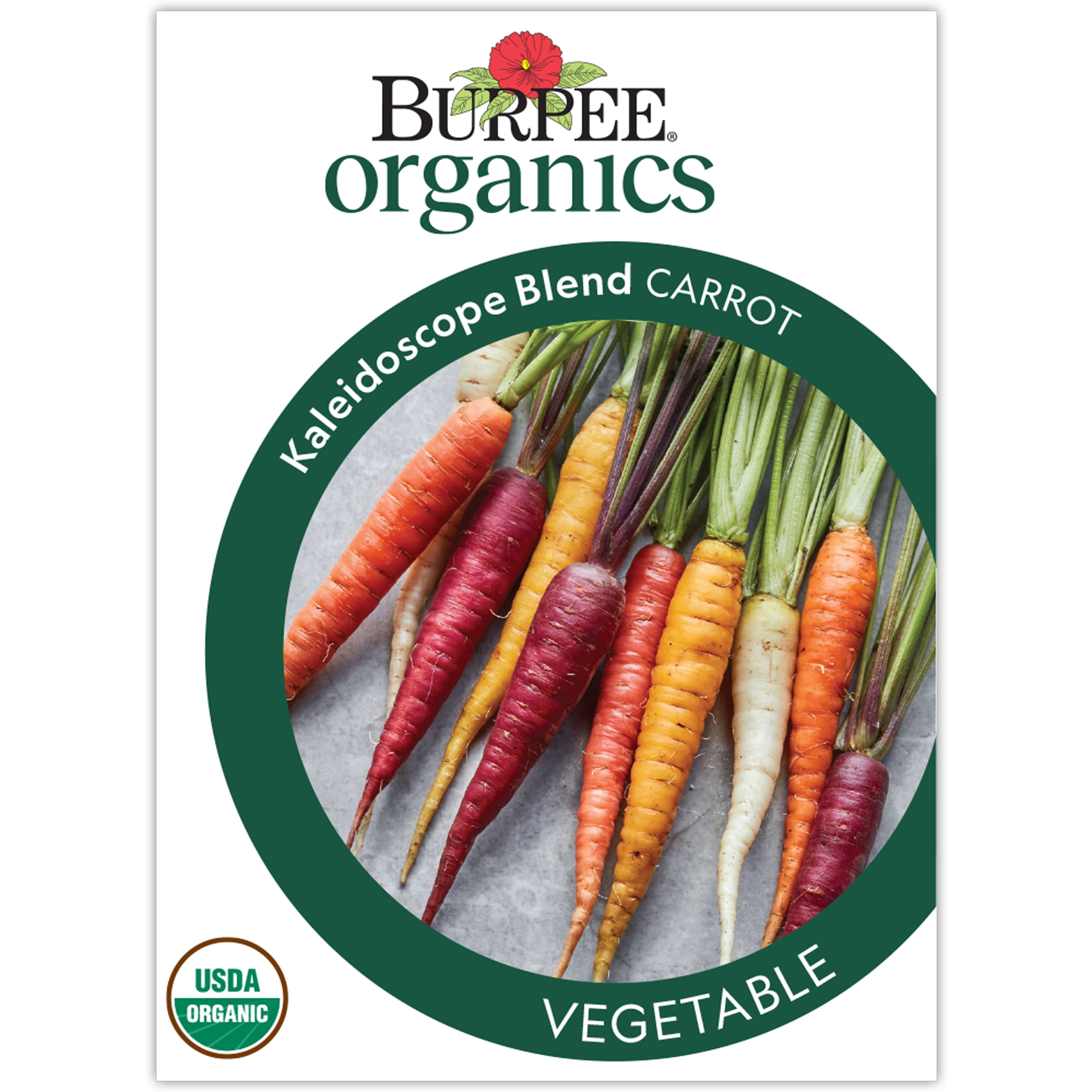 Burpee Kaleidoscope Blend Carrot Vegetable Seed Tape, 1-Pack