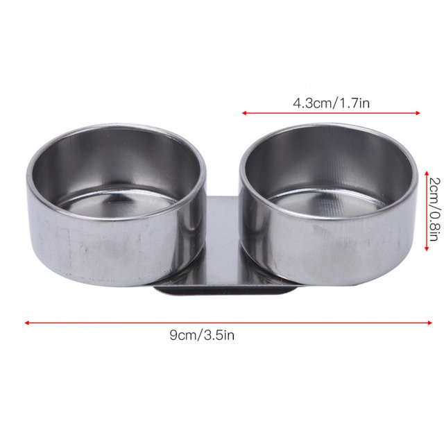 Contenedor de Pinta Al ÓLeo, Pequeña Taza de Pinta Al ÓLeo de Acero inoxidable de Acero inoxidable, Al Aire Libre Adecuado para El Consultorio, La Familia Adecuada, El MeJor