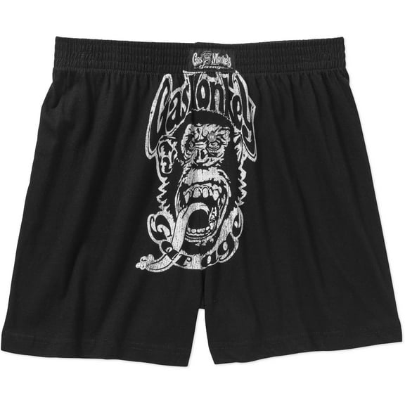 Gas Monkey Garage Core Logo Mens Boxer Shorts (Black, Small, S)