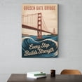 thumbnail image 6 of Vintage Inspirational Motivational Retro Tourism Wall Art Golden Gate Bridge Travel Poster Decor for Office Home Living Room Canvas Poster, 6 of 8