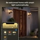thumbnail image 5 of Lámpara de pared inteligente para exteriores Philips Hue Inara Black, paquete de 1, 5 of 8