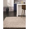 thumbnail image 5 of Unique Loom Solo Solid Shag collection Modern Plush Taupe Area Rug (8 0 x 10 0), 5 of 5