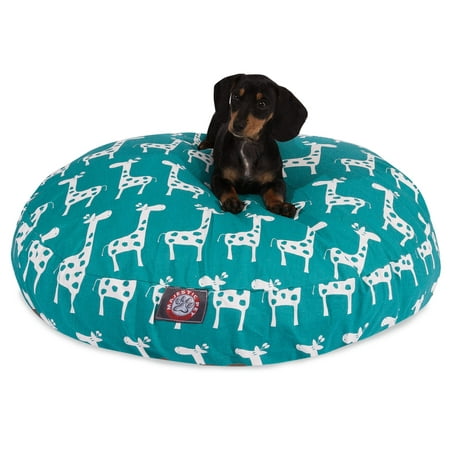 Majestic Pet | Stretch Round Pet Bed For Dogs, Removable Cover, Turquoise, Small