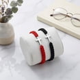 thumbnail image 4 of Lsupdaol Adjustable Stainless Steel Bracelet, White and Red, 4 of 7