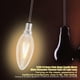 thumbnail image 3 of 2 PCS Bombillas LED para velas bombillas LED - Bombilla de filamento de estilo retro E14 a Edison en forma de tornillo vela blanca cálida 220V ANGGREK Otros, 3 of 8