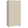 thumbnail image 2 of vidaXL Armoire de Rangement pour Garde-Robe en Bois Massif de Pin, 2 of 6